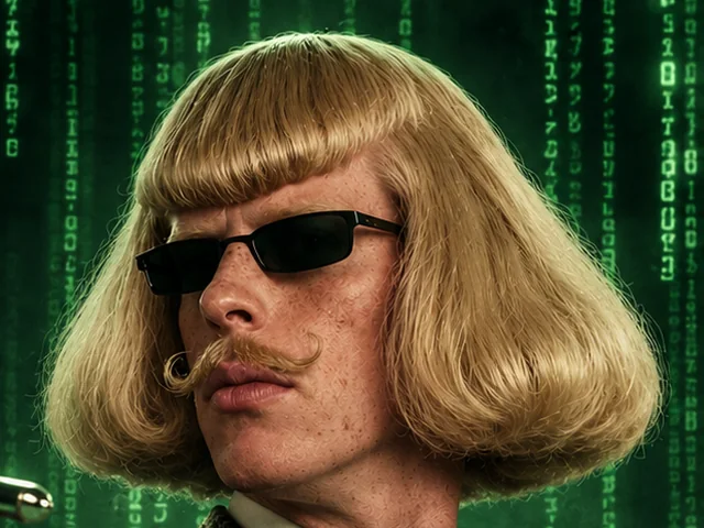 the haircut, wide and golden, receiving a signal you are not cleared for